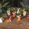 Les Amis de la Foret LED garland of 10 wooden animals on Batteries