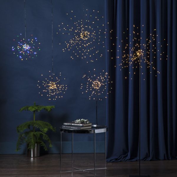 Dekorative LED Pendelleuchte Indoor Fireworks 26cm