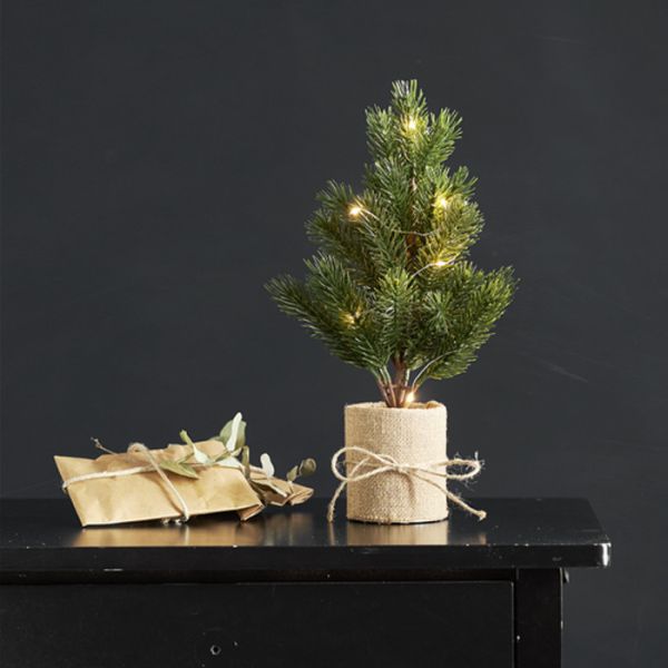 Árbol de Navidad LED 35cm con su bolsa de yute