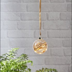 Indoor Christmas bauble 15 Micro LED on battery