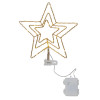 LED star crest Outdoor TOPSY 3D effect LED battery operated