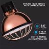 Indoor pendant light Metal Rose Gold E27 bulb