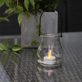 LED candle GLASS JAR