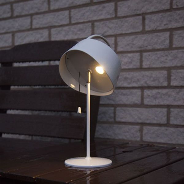 Lampe à poser LED solaire extérieur Blanc chaud