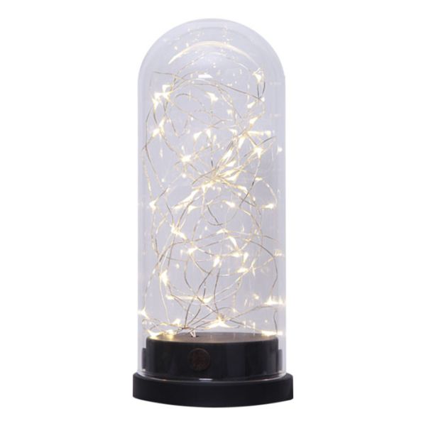 LED DOME GLASS DOME Lamp on batteries