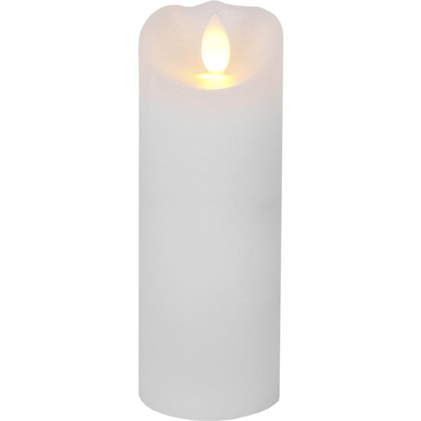 GLOW Wax Candle with Flickering Flame 15CM