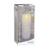 GLOW Wax Candle with Flickering Flame 15CM