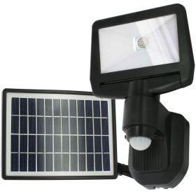 ESTEBAN LED solar floodlight with detection 850 Lumens Eq 70W