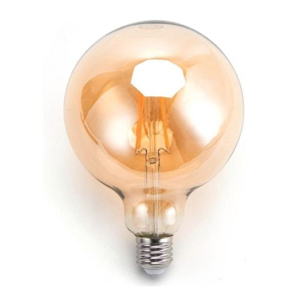 E27 G125 LED Bulb Amber Filament 4W Eq 34W