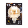 Ampoule LED E27 G95 Ambrée Filament 4W Eq 34W