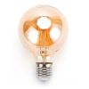 E27 G80 LED Bulb Amber Filament 4W Eq 34W 2200 ° K