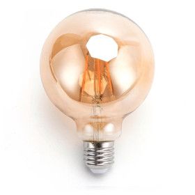 E27 LED Bulb Globe 95 Amber Filament 4W Eq 34W 2200 ° K