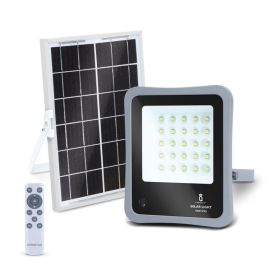 Proyector Solar LED Eq 50W con su Panel Solar y Control Remoto