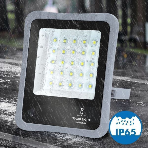 SunStars Lampe LED portable 50W avec panneau solaire et télécommande