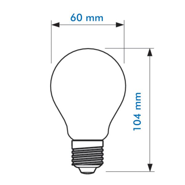 LED Bulb PHILIPS CorePro E27 8.5W Opaque Glass Equi. 75W