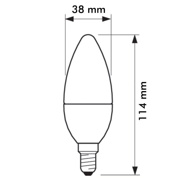 Bombilla LED CorePro Candel E14 5W Eq 40W PHILIPS