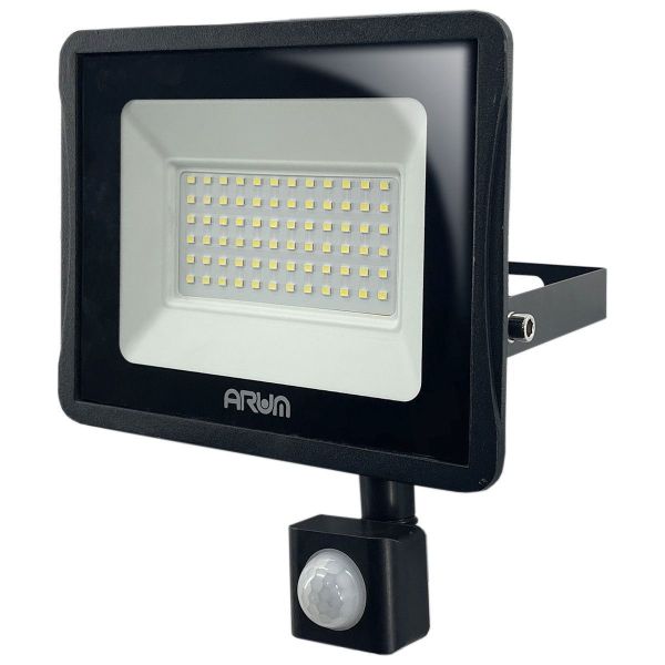 Foco LED con Sensor de Movimiento 8W Luz de Día 4000K Detector
