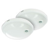 Set of 2 Portholes or Ceiling LED PERRY Outdoor IP65 Round 20W Eq 120Watts Sensor