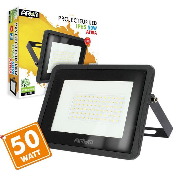 Lot of 5 LED floodlights 50W IP65 outdoor
