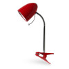 Clamp desk lamp color Red E27