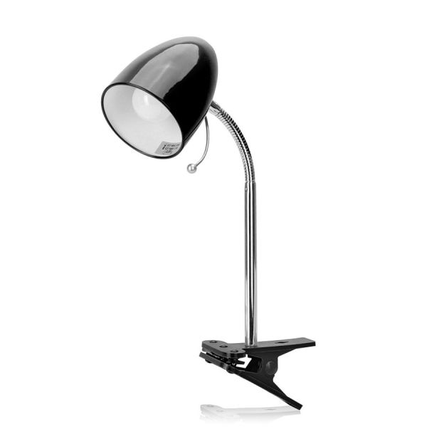 Clamp desk lamp Black color E27