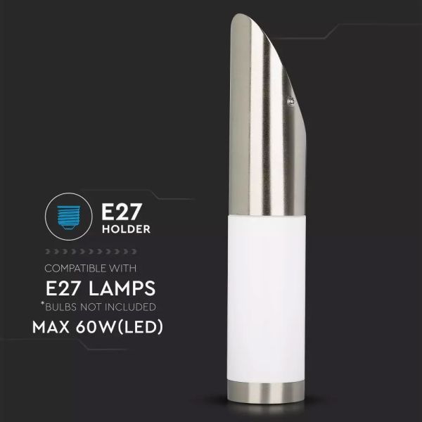STAINLESS STEEL E27 outdoor torch light