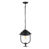 Black outdoor pendant lamp for garden Black E27 V-TAC