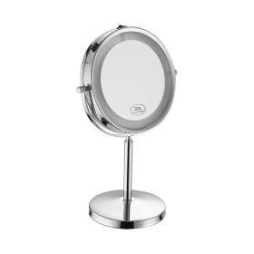 Ce Miroir est normal d'un coté et grossis en x3 de l'autre, il est équipé d'un halo lumineux de 3W.