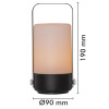 Indoor LED table lamp or lantern with handle