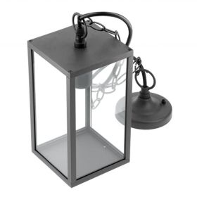VENTANA outdoor black pendant lamp for garden E27 IP54
