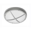 Round waterproof ceiling light SILVER 2xE27 IP65
