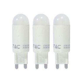 Set de 3 bombillas LED VTAC G9 2W