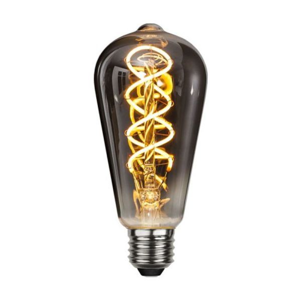 LED-Lampe E27 Filament 4W Dimmbares Rauchglas