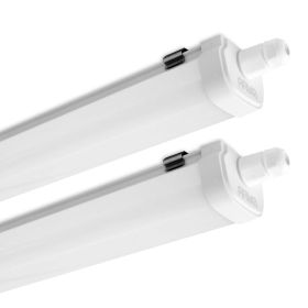 Set of 2 Panama Waterproof LED Strips 120cm 40W IP65 Interconnectable
