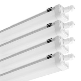 Set di 4 strisce LED impermeabili Panama 120cm 40W IP65 interconnesse