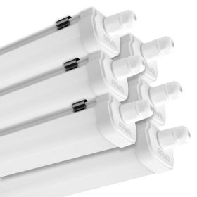 Set di 6 strisce LED impermeabili Panama 120cm 40W IP65 interconnesse