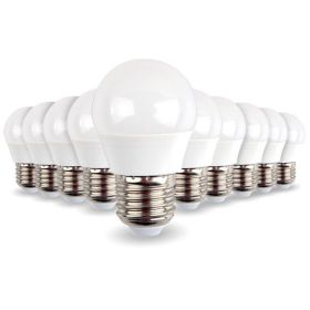 Lote de 10 bombillas LED E27 Mini Globe 5.5W 470 lúmenes