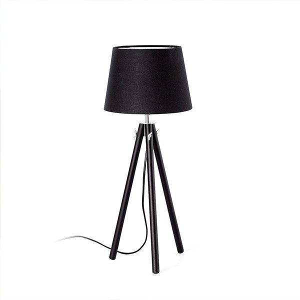 Lampe de table noire DIX