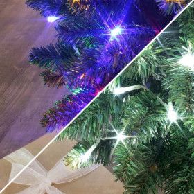 Flicker garland 8m 80 LED pure white and Multicolors interconnectable Indoor - Outdoor