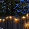 Professional guinguette garland 10 LED bulbs E27 4W Warm White 10 meters Interconnectable