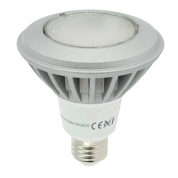 Lampadina LED E27 13W PAR30 Bianco Caldo Equ. 80 W