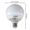 Kugelförmige LED-Lampe E27 20W G110 4000K