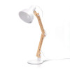 Retro Desk Lamp with Adjustable Arm E27 White