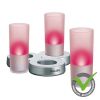 3 Red PHILIPS Tealight Candles with Charging Base - Refurbished
