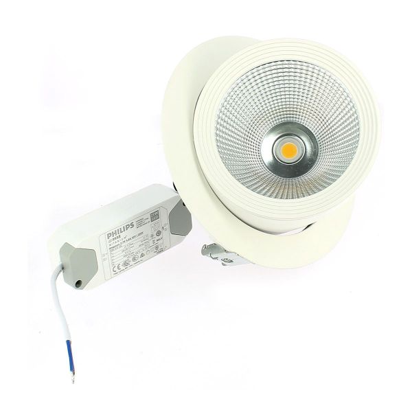 Foco empotrable LED caracol 20W COB Transfo Philips
