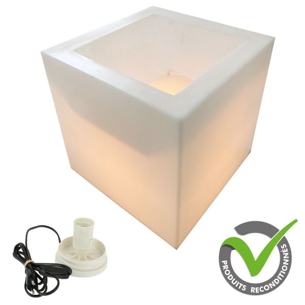 [REFURBISHED PRODUCT] Luminous Cubic Box 45 cm Indoor Sector E27 Base with Switch - Very good condition