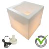 [PRODUCTO RENOVADO] Luminous Cubic Box 45 cm Interior Sector Base E27 con Interruptor - Muy buen estado