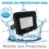 Projecteur LED  ATRIA 10W Noir IP65 Extérieur