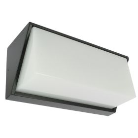 NEWPORT wall light large outdoor diffuser E27 Black