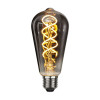 LED-Lampe E27 Filament 2W Dimmbares Rauchglas